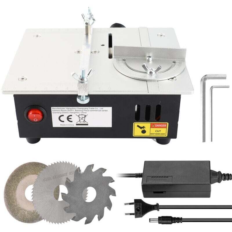 Multifunktionale Mini-Kreissäge, elektrische Tischkreissäge, kleines Haushalts-Schneidwerkzeug, Holzdrehbank