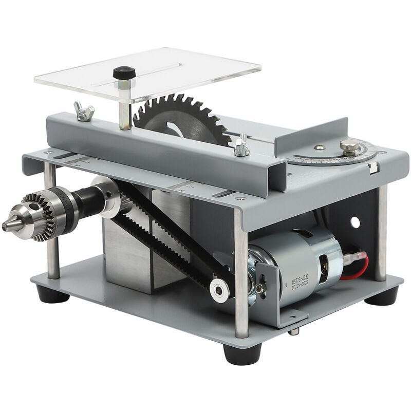 Multifunktionale Tischkreissäge mit 96 W für Holzarbeiten, Modell für Bastel- und kreatives Hobby, elektrische Tischkreissäge für Heimwerker, 10.000