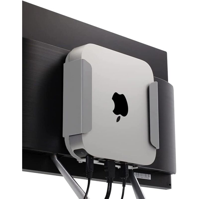Multifunktionale TV-Halterung für Apple Mac Mini, Router, Materialien: Kohlenstoffstahl, Apple Mac Mini TV-Box-Ständer, Wandhalterung, Zubehörständer