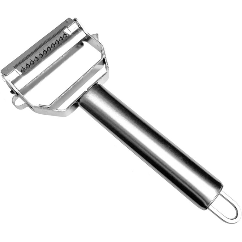 Multifunktionaler Edelstahl-Schäler, Gemüseschäler, Doppelklingen-Obst- und Gemüseschäler, Apfel-, Obst-, Gemüse-, Karotten- und Kartoffelschäler