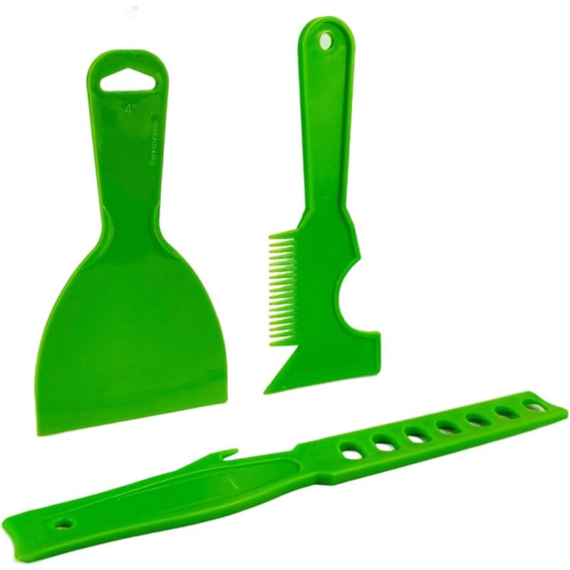 Multifunktionaler Spachtel mit Pinsel und Mischwerkzeug-Set zum Entfernen von Tapeten, Heimwerker-Spachtel