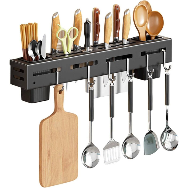 Trade Shop Traesio - Trade Shop - multifunktionaler wandmesserhalter küchengeräte-organizer -