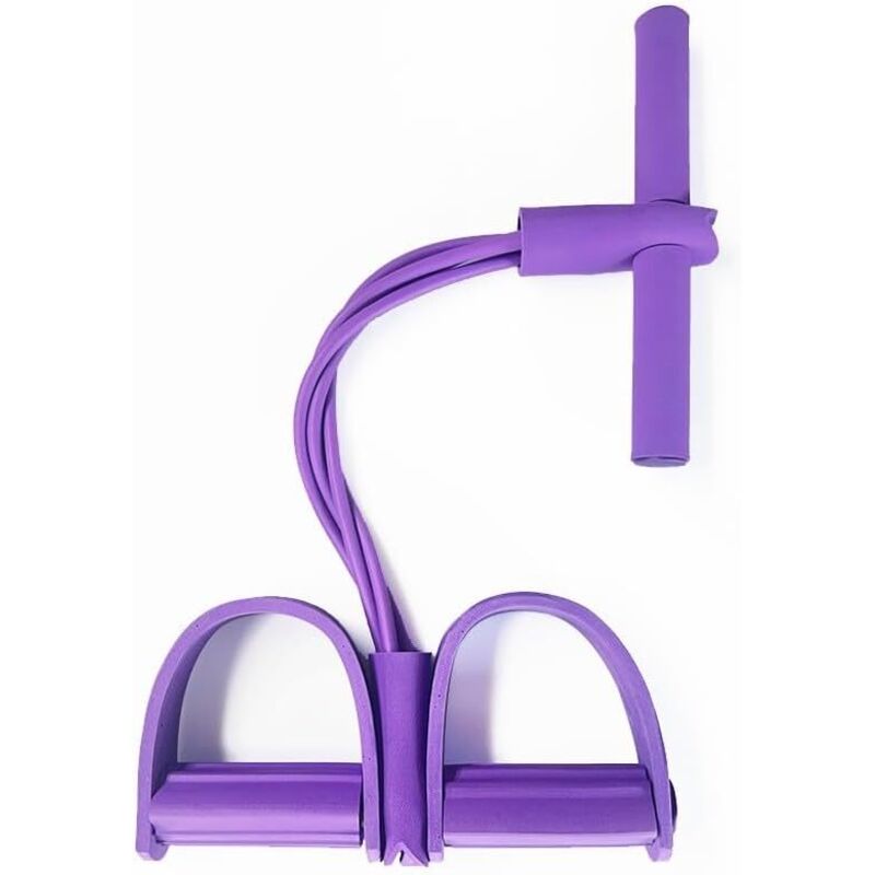 Multifunktionales Zugseil, 6 Schläuche, Yoga-Pedal-Widerstandsbänder, Zugseil aus Naturlatex, Fitnessgerät, für Bauchmuskelübungen