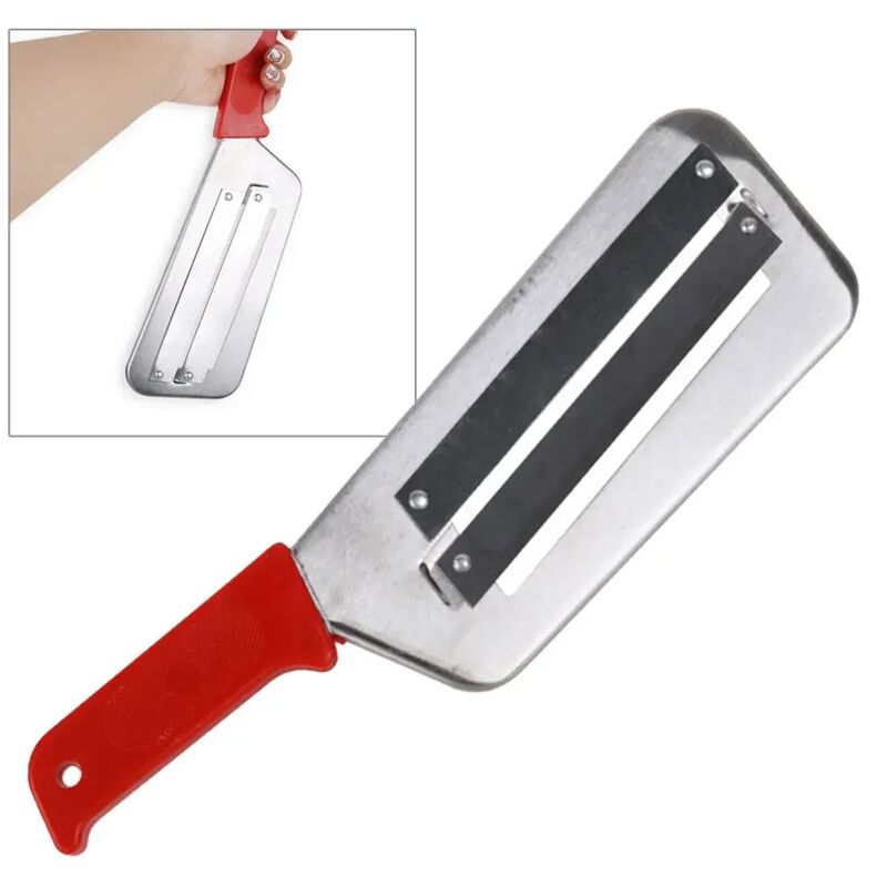 Multifunktionsmesser, Jagdmesser, Schärfgerät, Angelhaken, Outdoor-Taschenwerkzeug, Mini-Schärfer, Nagelfeile, professioneller Schärfer, Holzfarbe