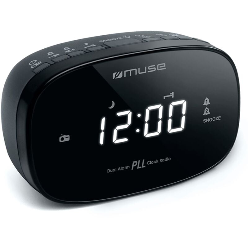 Muse M-155CR Wecker Digitaler Wecker Schwarz