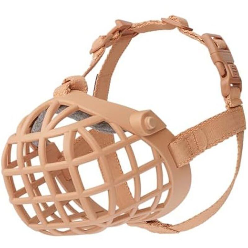 MUSELIÈRE BASKERVILLE WIDE FIT - Für Hunde mit breiter Schnauze, Boxer, Rottweiler, ermöglicht dem Hund das Hecheln und Trinken, beißfest.