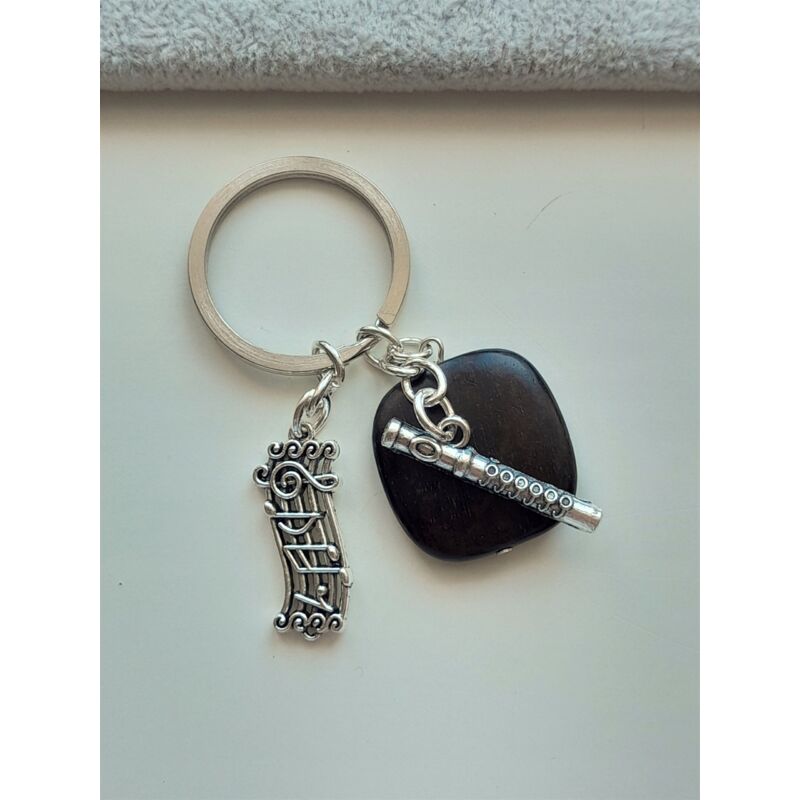 Musical Schlüsselanhänger Flöte Musik Note Ebenholz Musik Geschenk