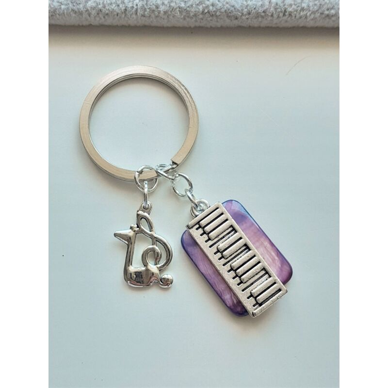 Musik Schlüsselanhänger Klaviertasten Musik Schlüssel