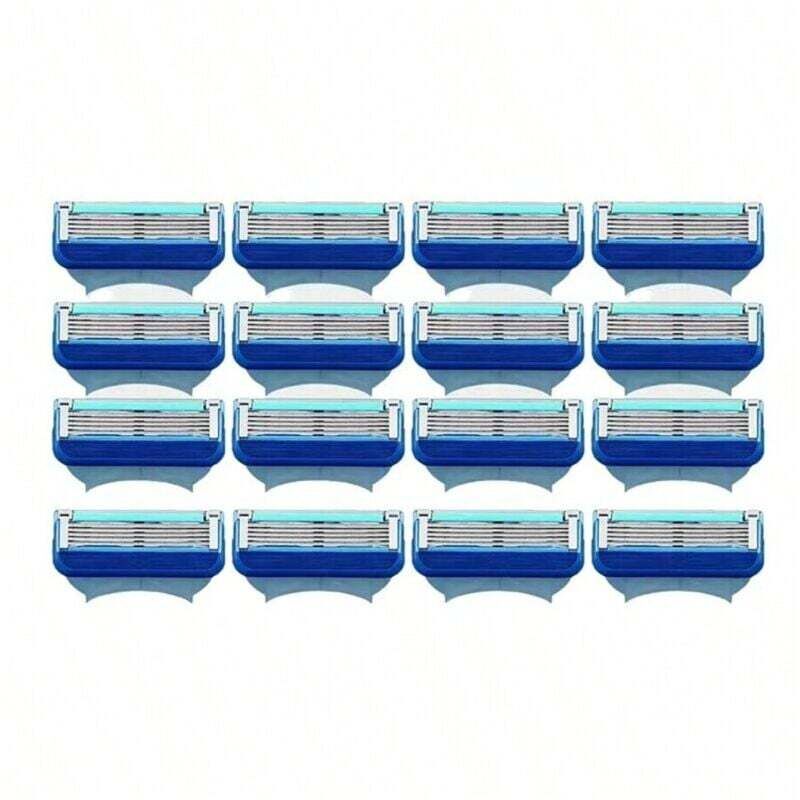 Nachfüllpackung für Rasierklingen, 5-Klingen-Nachfüllpackung für Geely Herrenrasierer (16 Klingen)