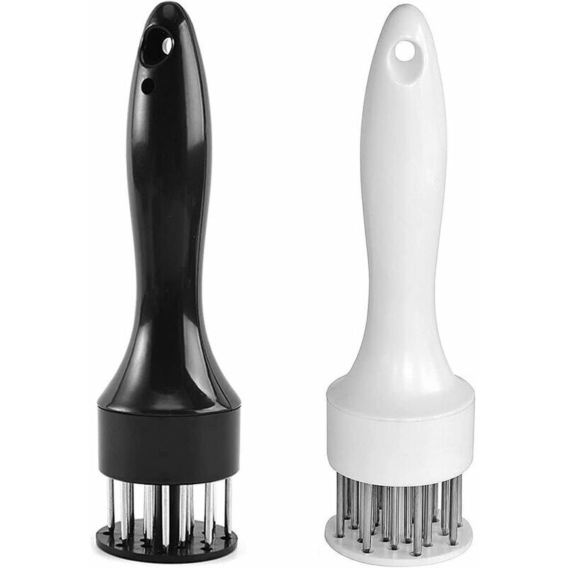 Fleischzartmachernadeln, manueller Fleischzartmacher mit 21 professionellen Edelstahlnadeln, zum Zartmachen von Steak, Rindfleisch, Hähnchen, Fisch