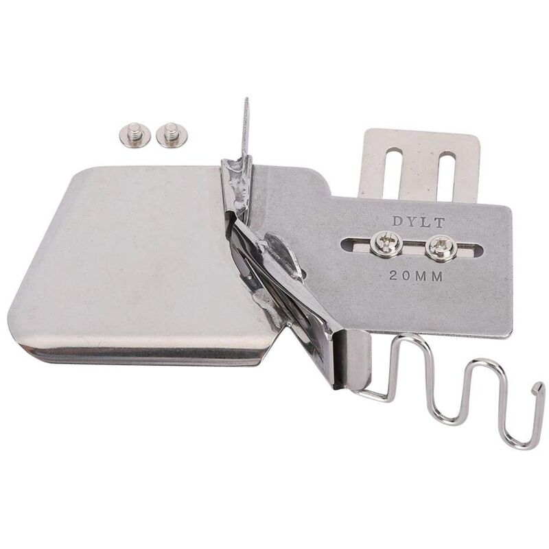 Nähmaschine Flat Seamer, 4 fach Binder Binding Attachment Tape Binde für Industrienähmaschinenzubehör(20mm)
