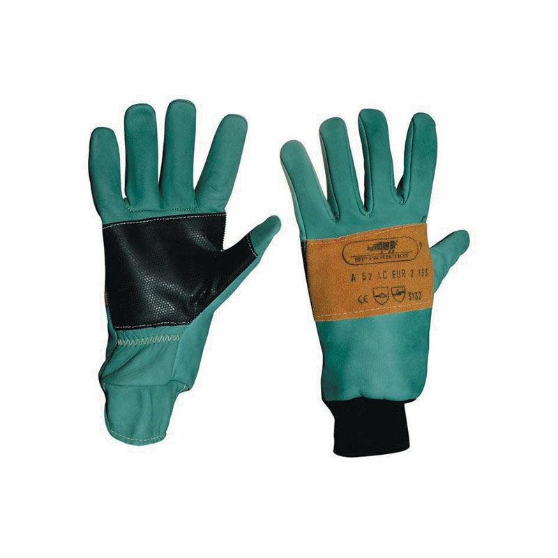 NARA, Kettensägen-Handschuh, EN 381-4, Leder mit Schnittschutzeinlage, Gr. 10