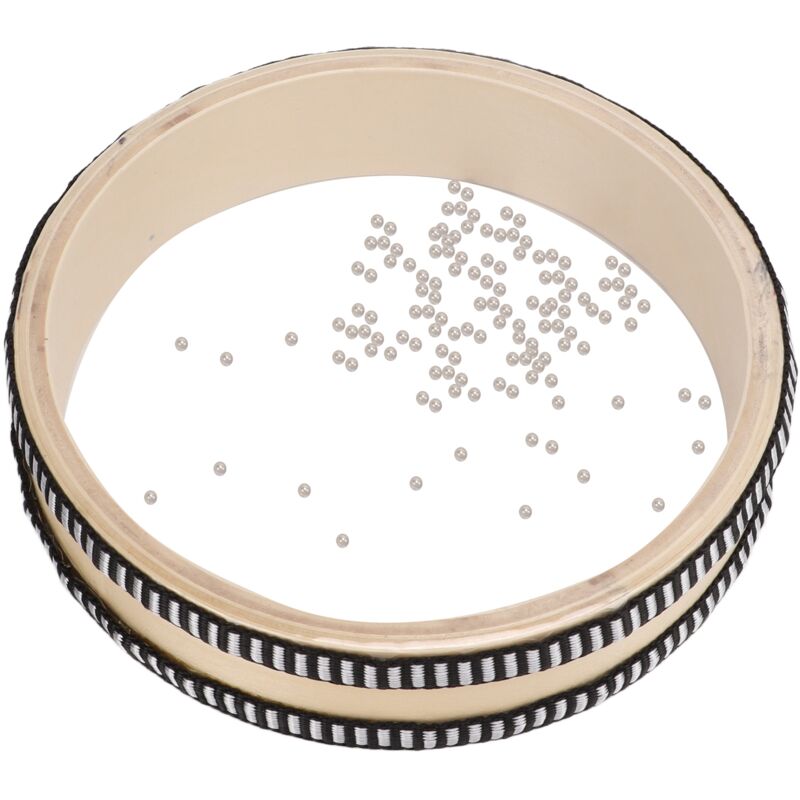 Natürliche, transparente Ahorn-Ozeantrommel mit Wellenperlen, Schlaginstrument