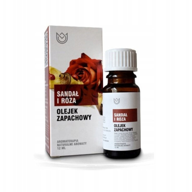 Natürliches Aromaöl Sandale und Rose 12ml