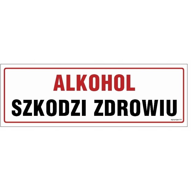 NC043 Alkohol ist gesundheitsschädlich