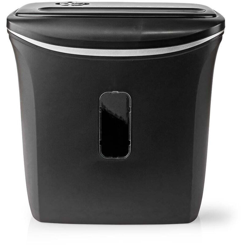 Nedis - Aktenvernichter 6x a4 seiten 12 l sicherheitsstandard din 4 300 w schwarz