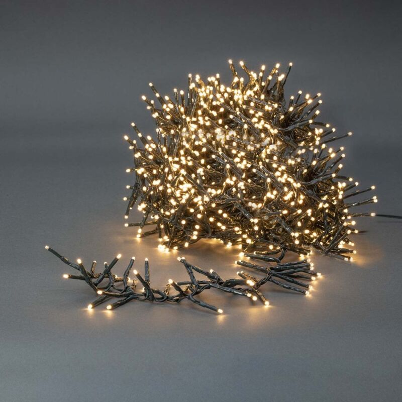 Weihnachtsbeleuchtung cluster 1512 leds warmweiss 1100 m lichteffekte 7 innen und aussenbereich netzstromversorgung 83960819 83960819 83960819