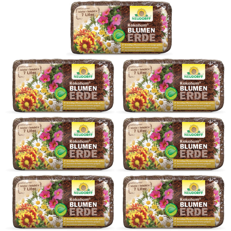 Neudorff - Kokohum Blumenerde - 7 Briketts