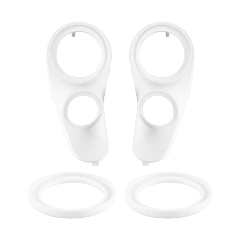 Neuer Stil, 1 Paar Auto-Audio-Lautsprecher A-Säulen-Hochtöner-Halterungsdichtung für 2 Zoll & 3,5 3,8 Lautsprecher, Kunststoffscheibe