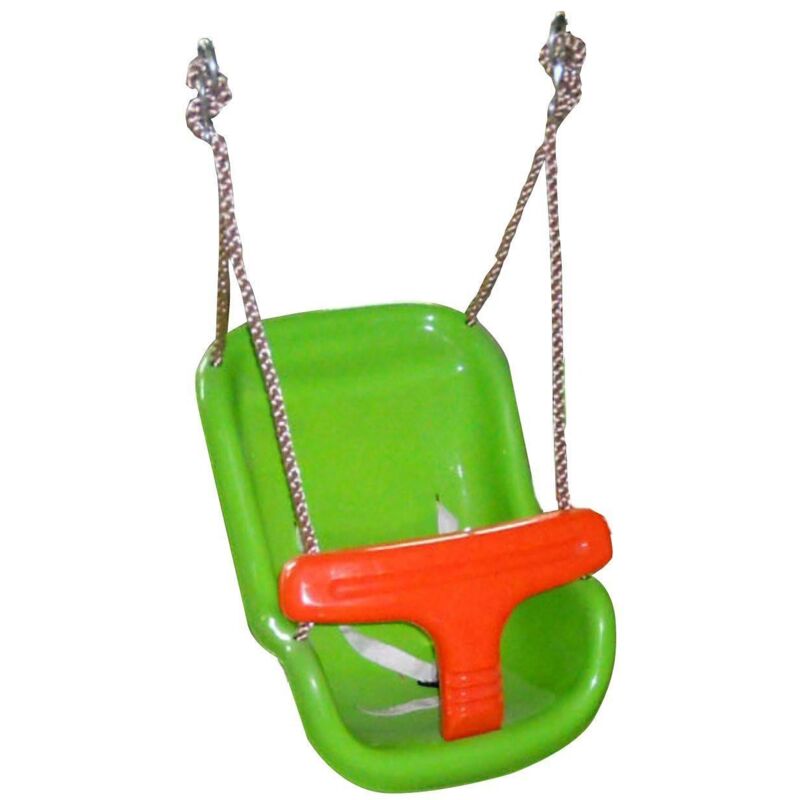 New Plast 9710 Babyschaukel Drinnen/Draußen Baby-Schaukelsitz 1 Sitz(e) Grün, Orange