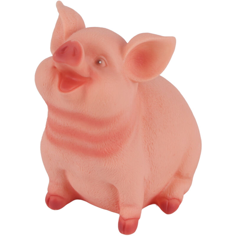 Niedliches Sparschwein aus umweltfreundlichem Kunstharz – Cartoon-Spardose 14 x 12 x 11 cm