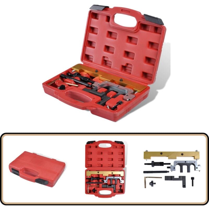 Vidaxl - Nockenwellen-Arretierwerkzeug-Set Geeignet für bmw N42 / N46 - bmw Reparatur - Nockenwellen Einstellen - Vanos Werkzeug - Werkstattbedarf
