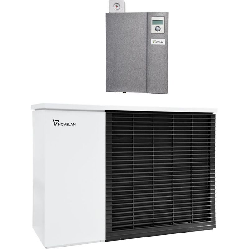 Novelan - Luft/Wasser-Wärmepumpe lad 7-HID, 7,7kW bei A2/W35, R290, 400V, Heizen, Außen, inkl. hid, Dual