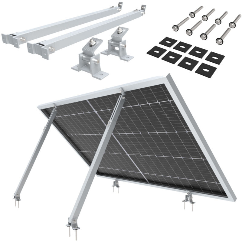 Nuasol - Aufständerung Solarmodul Bodenhalterung Balkonkraftwerk Flachdach pv