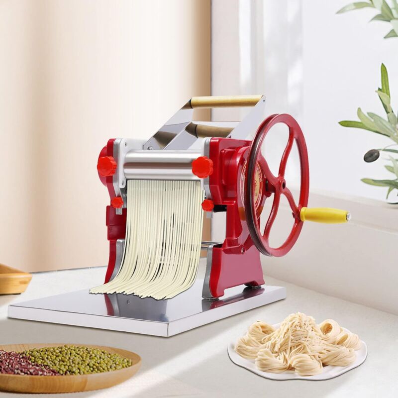 Nudelmaschine aus Edelstahl Pastamaschine Nudel Teig Pasta Maschine, Gewerbliche Nudelmaschine Pasta Maker Pastamaschine Nudel Maschine für