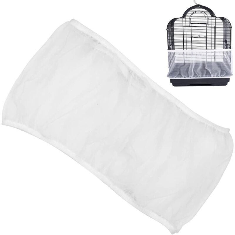 Nylon-Vogelkäfignetz, Schutznetz für Vogelkäfige, Netz-Vogelkäfig, universell verstellbare Belüftung, staubdichter Sicherheitsschutz für Ziervögel