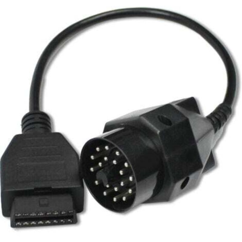 OBD2 Adapterkabel 20Pin BMW Edibas auf 16Pin OBD Diagnosegerät geeignet für ältere Modelle kompatibel mit BMW 1982-2002