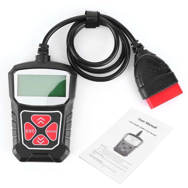 OBD2 Diagnosegerät für Automotoren, Fehlercodeleser, Diagnosegerät, Plug-and-Play, a