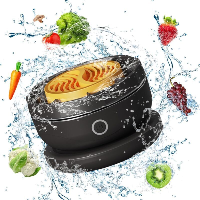 Obst- und Gemüsewaschmaschine, kabelloser Obst- und Gemüsereiniger, tragbarer Obstreiniger, Wasser-Obstreinigungsgerät zur Tiefenreinigung von