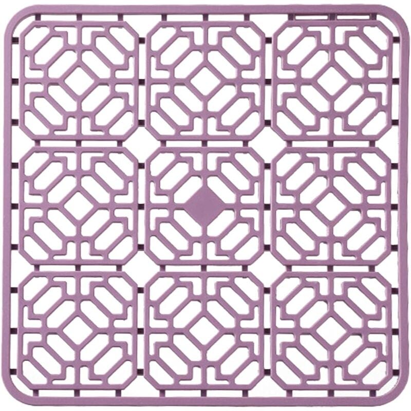 Silikon-Spülbeckenmatte für Küchenspüle, zusammenklappbar, hitzebeständig, Schutzgitter, rutschfester Wäscheständer für Bauernhaus,