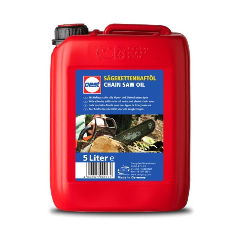 Oest Sägekettenhaftöl Haftöl Kettensägenöl Kettenöl Motorsäge ÖL 5 Liter