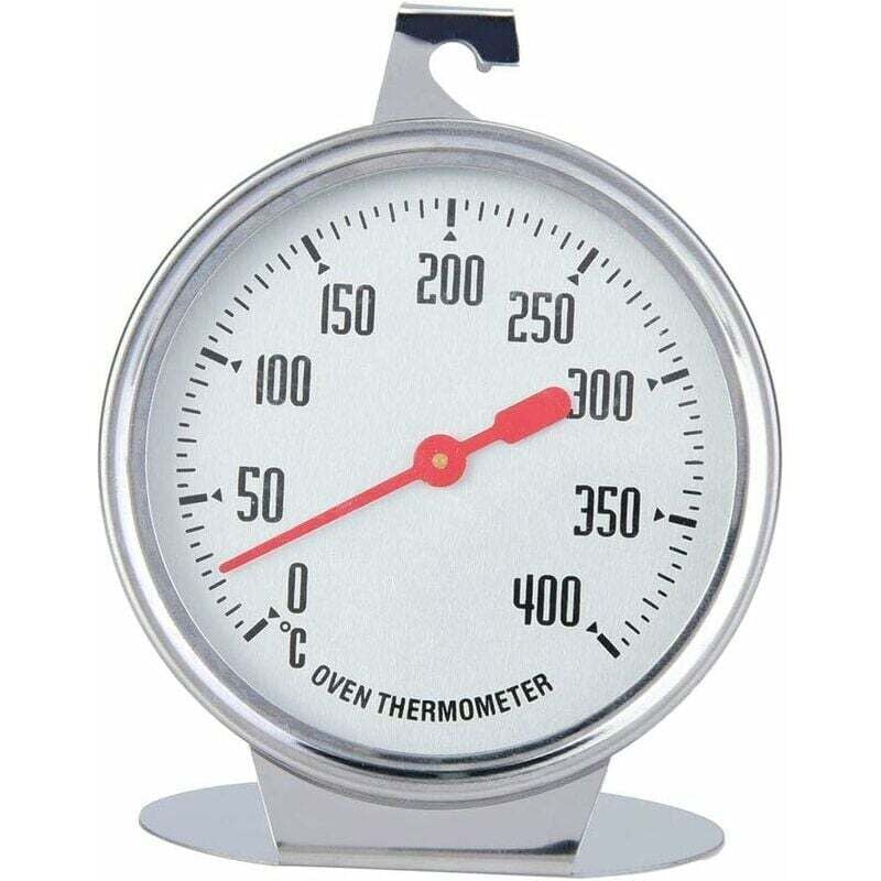 Ofenthermometer, Sofortablesendes Edelstahl-Thermometer zur Überwachung von Backofen und Grill, Küchenthermometer zum Kochen