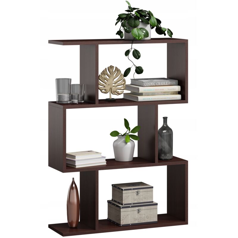 BASK 3 Wenge Bücherregal offenes Bücherregal Regal