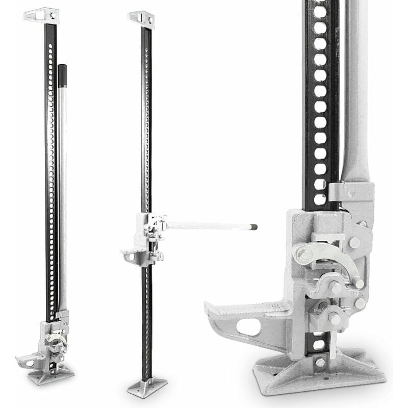 Bituxx - Offroad Wagenheber suv Farm Jack 3000 kg 3T Hebebühne pkw atv Heber Geländewagen in Grau max. Hubhöhe ca. 132 cm