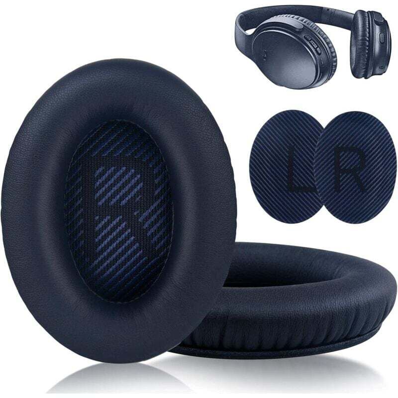 Ohrpolster für Bose QuietComfort Kopfhörer - QC35/QC25/QC15/AE2 Marineblau