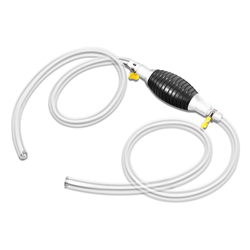 L-Kraftstoff-Handpumpe, Handsiphon, Benzin-Siphonschlauch-Transferpumpe, manuelle Kraftstoff-Transferpumpe, Siphonschlauchpumpe, Benzin-Bootszubehör,