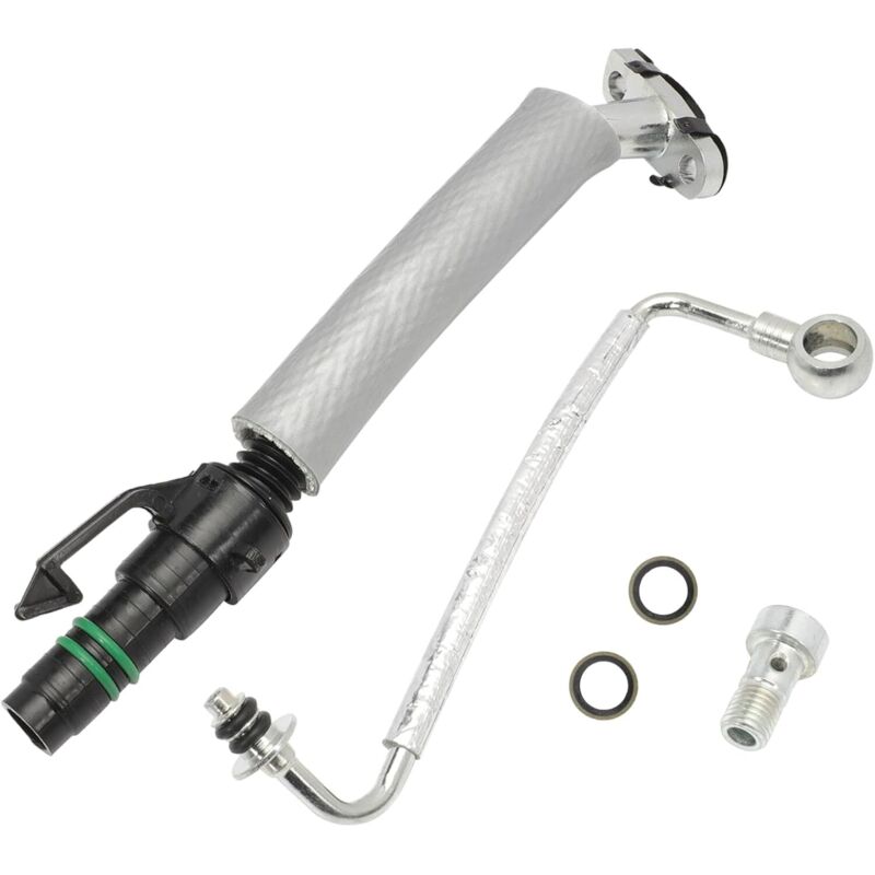 Ölleitung für den Turbolader von Astra J, Corsa D und Corsa E. Ölrücklaufleitung für den Turbolader.