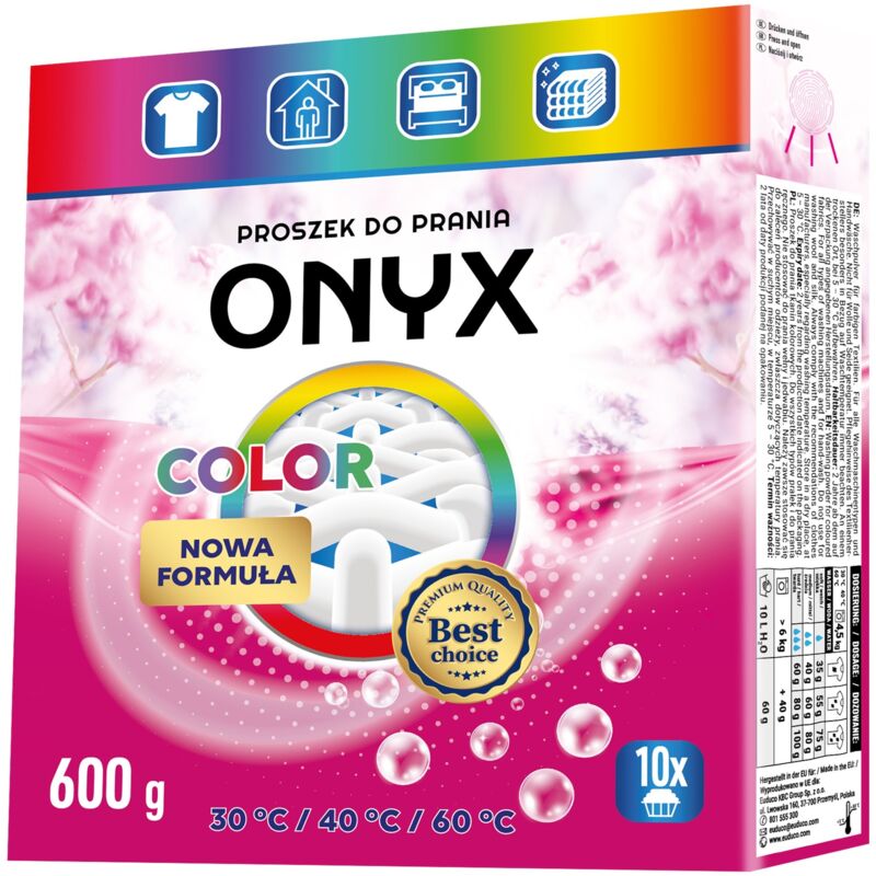 ONYX Waschpulver (10 Waschgänge) - Farbe 600 g