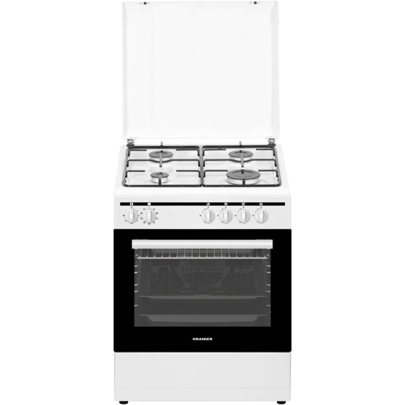 Oranier 60 cm weiß 4 Kochzonen Gas-Elektro-Standherd STK657