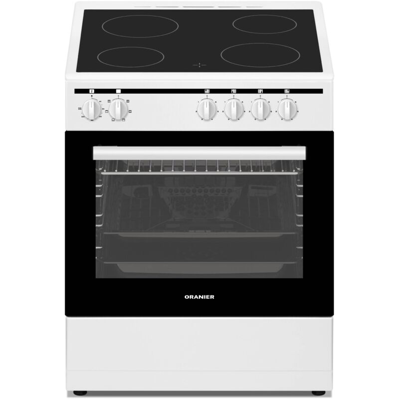 Oranier Elektro-Standherd 60 cm weiß 4 Kochzonen STE637