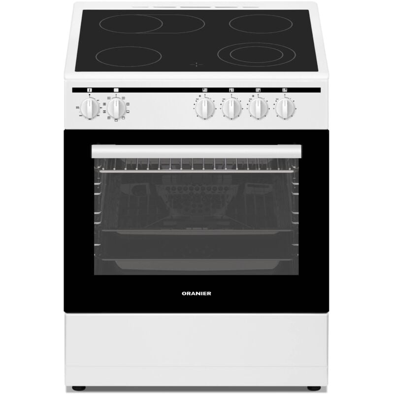 Oranier Elektro-Standherd 60 cm weiß 4 Kochzonen STE638