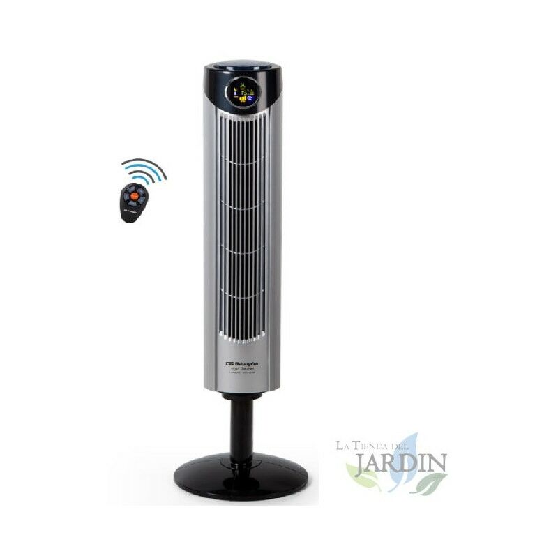 Suinga - Orbegozo Ionischer Turmventilator, Fernbedienung, Digitalanzeige, 3 Geschwindigkeiten, 45 w.