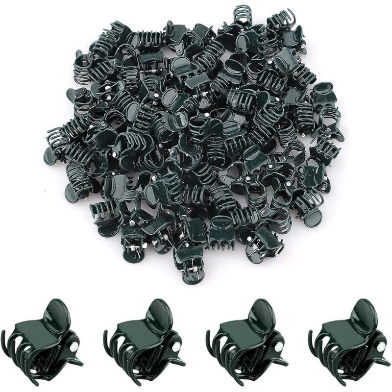 Orchideen-Clips, Orchideen-Clips, 100 Stück Pflanzen-Clips, Pflanzen-Clip, Pflanzen-Clip, Orchideen-Clip, Kunststoff-Orchideen-Clip, Orchideen-Clips,
