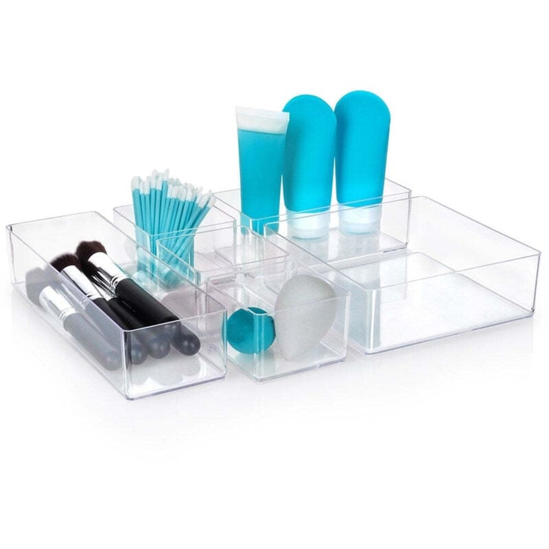 Organizer für Kosmetik, Accessoires, Schmuck - 6 Fächer