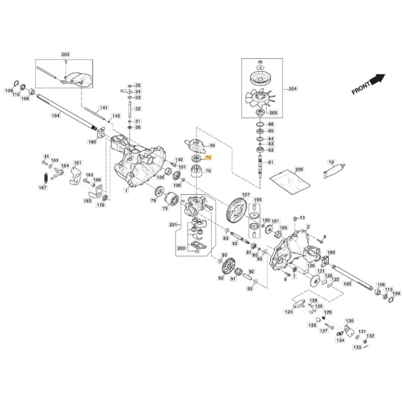 ORIGINAL STIGA Rasentraktor Mäher Kombi 1066 hq 118870093/0