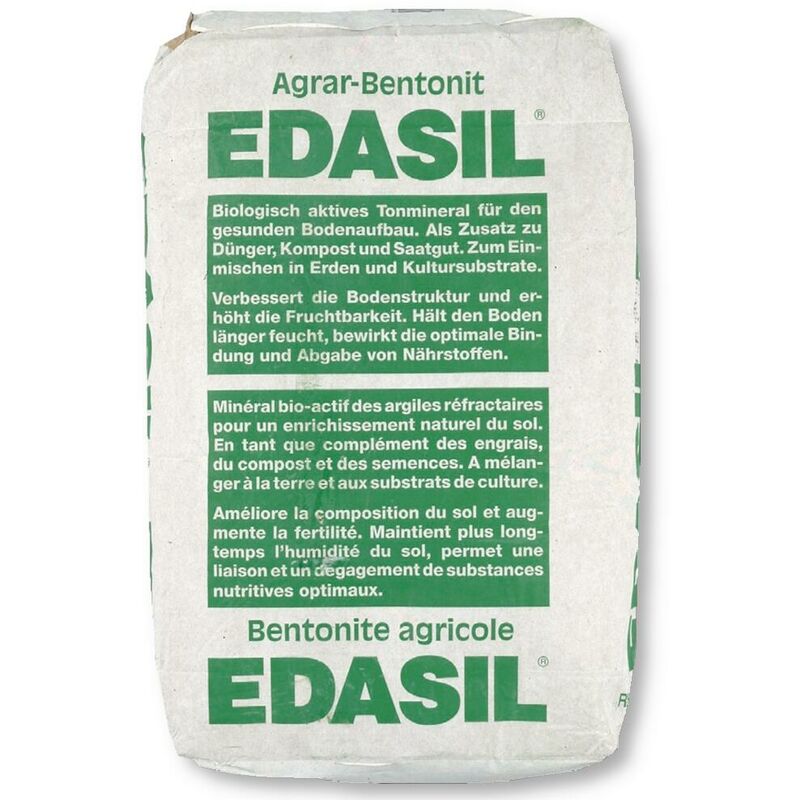 Oscorna - Edasil Agrar-Bentonit 25 kg Zusatz zu Dünger, Kompost und Saatgut